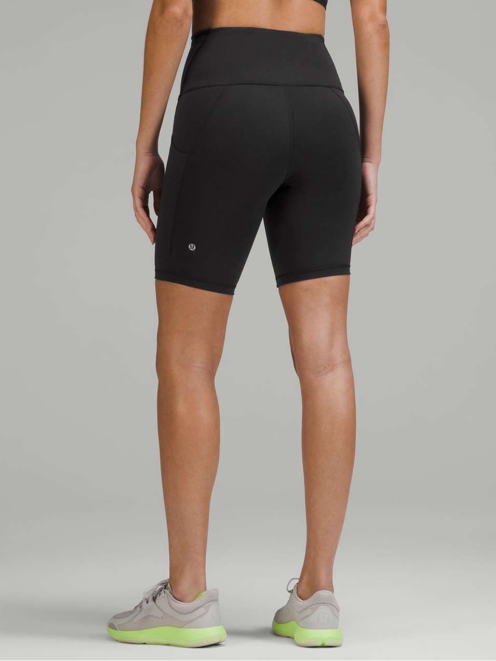 Lululemon Wunder Train High Rise Shorts 8” Black Size 10